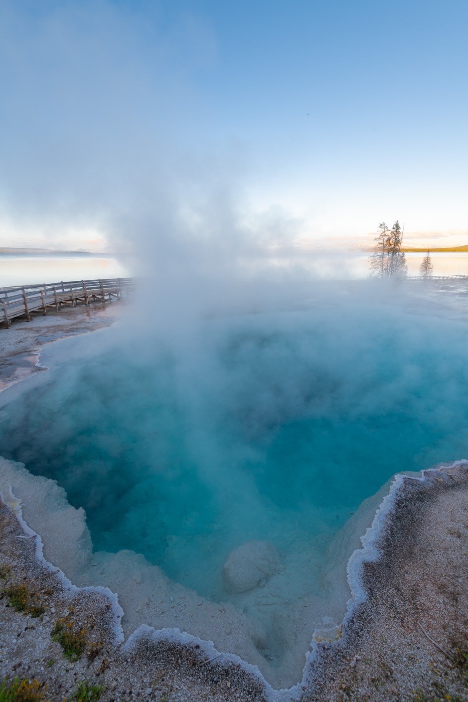 Géothermie dans le parc national de Yellowstone