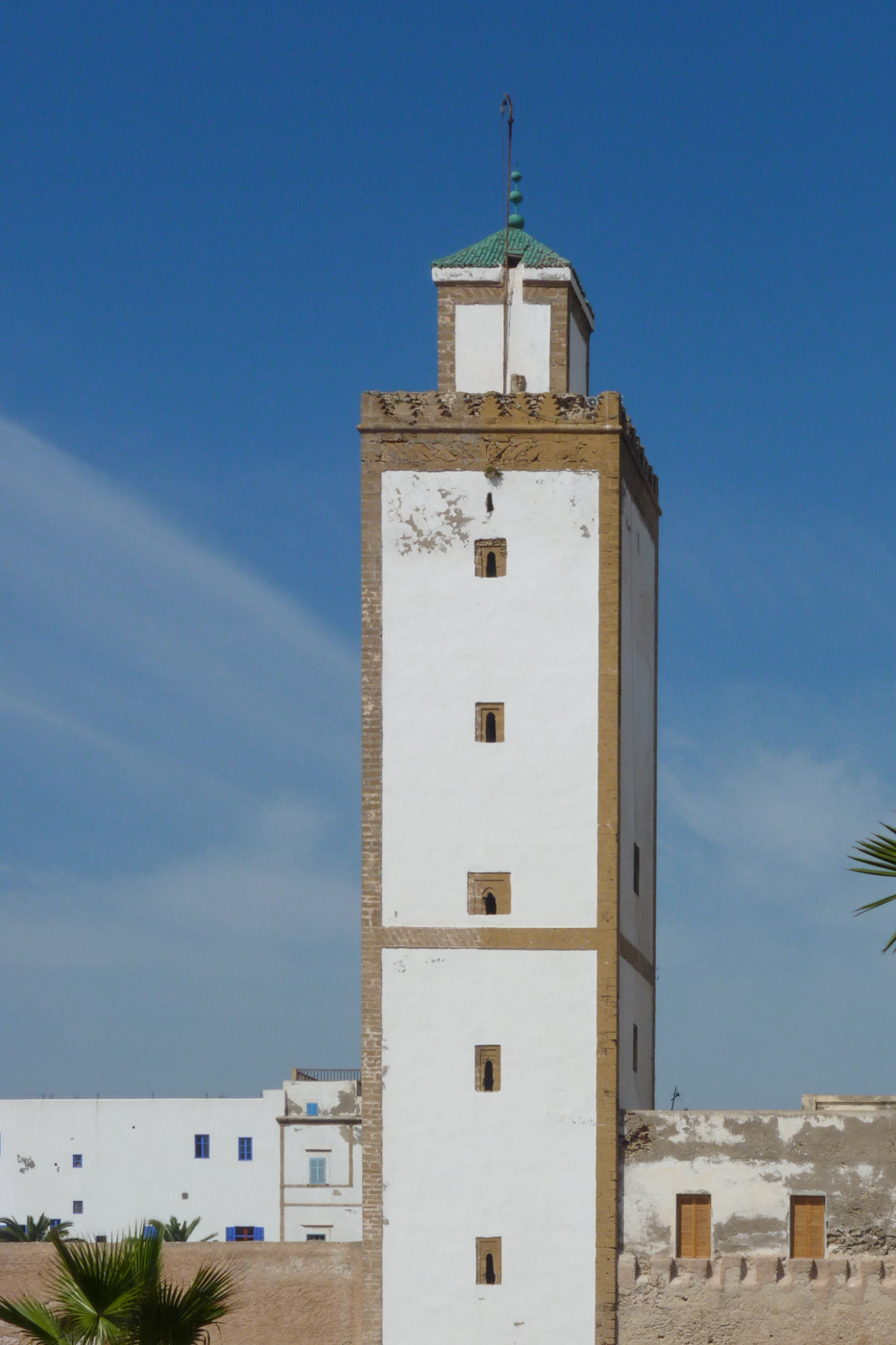 Minaret d'une mosquée à Essaouira