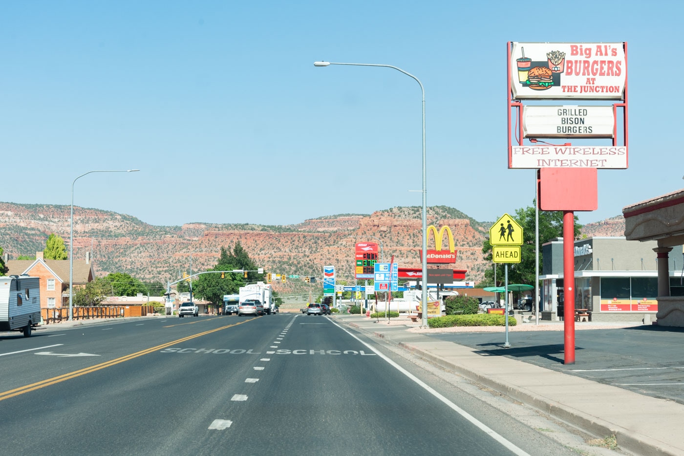 Route 89 dans l'Utah