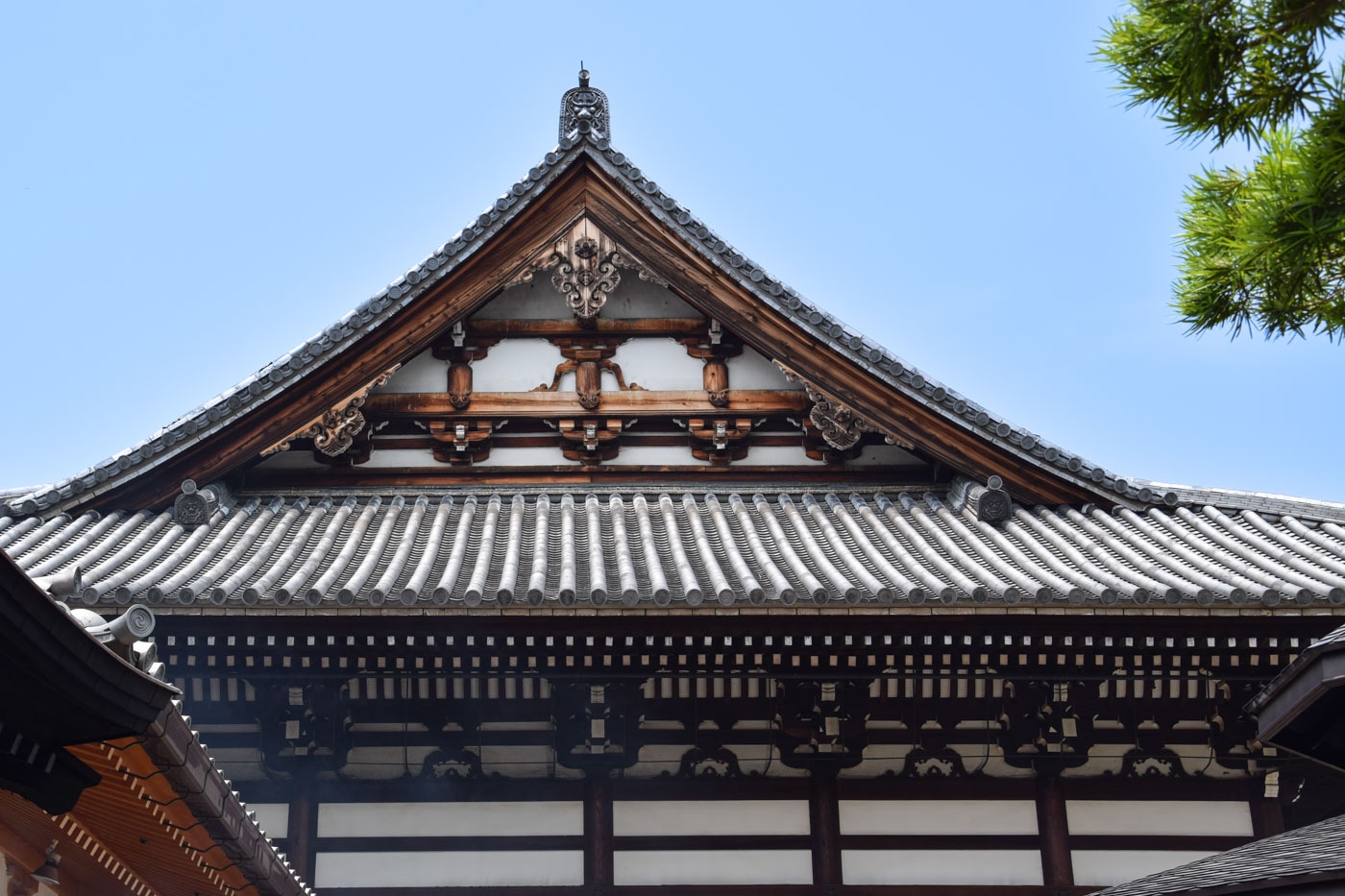 Temple dans le quartier Tennoji à Osaka