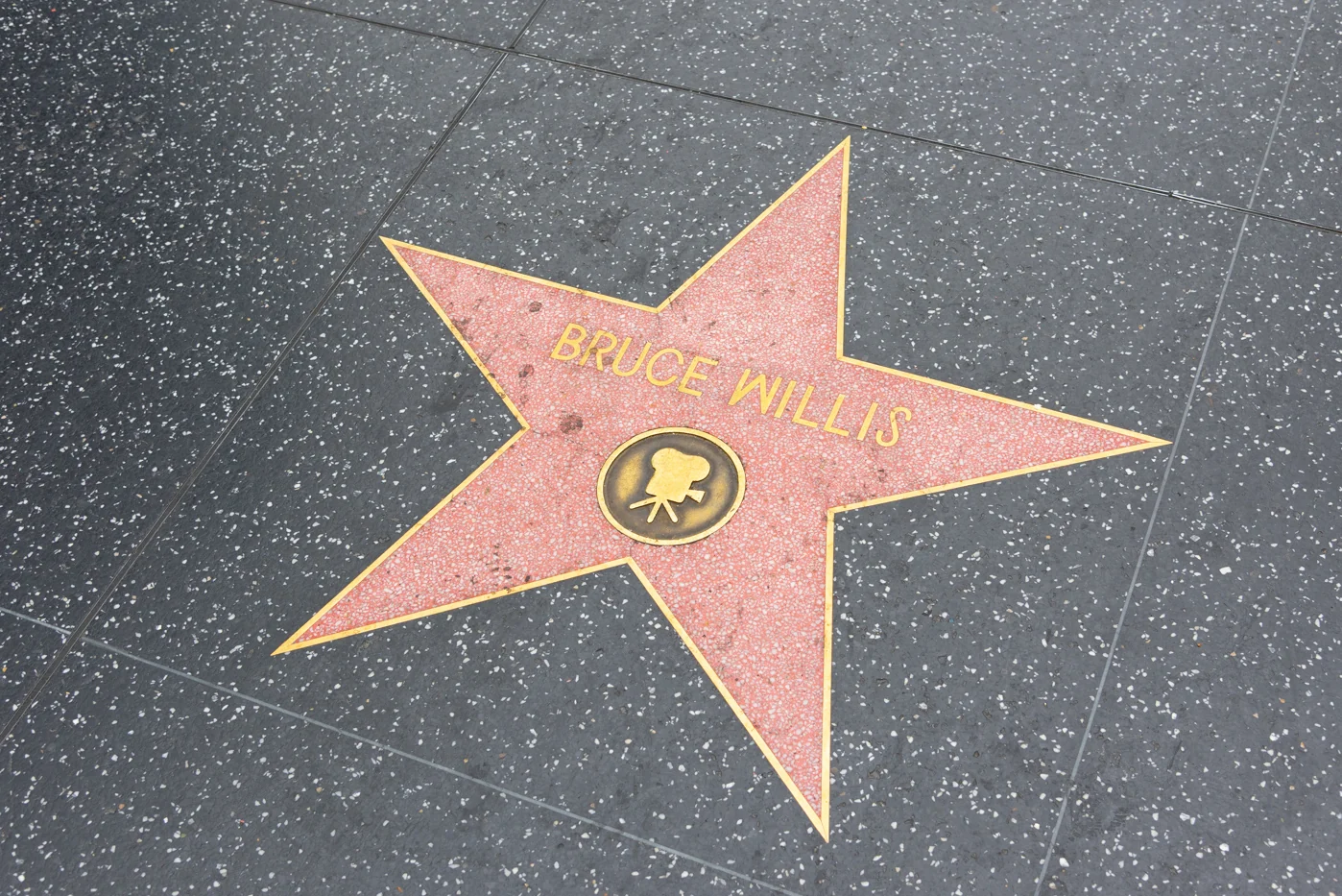 Etoile sur Hollywood Blvd à Los Angeles Une étoile à Hollywood