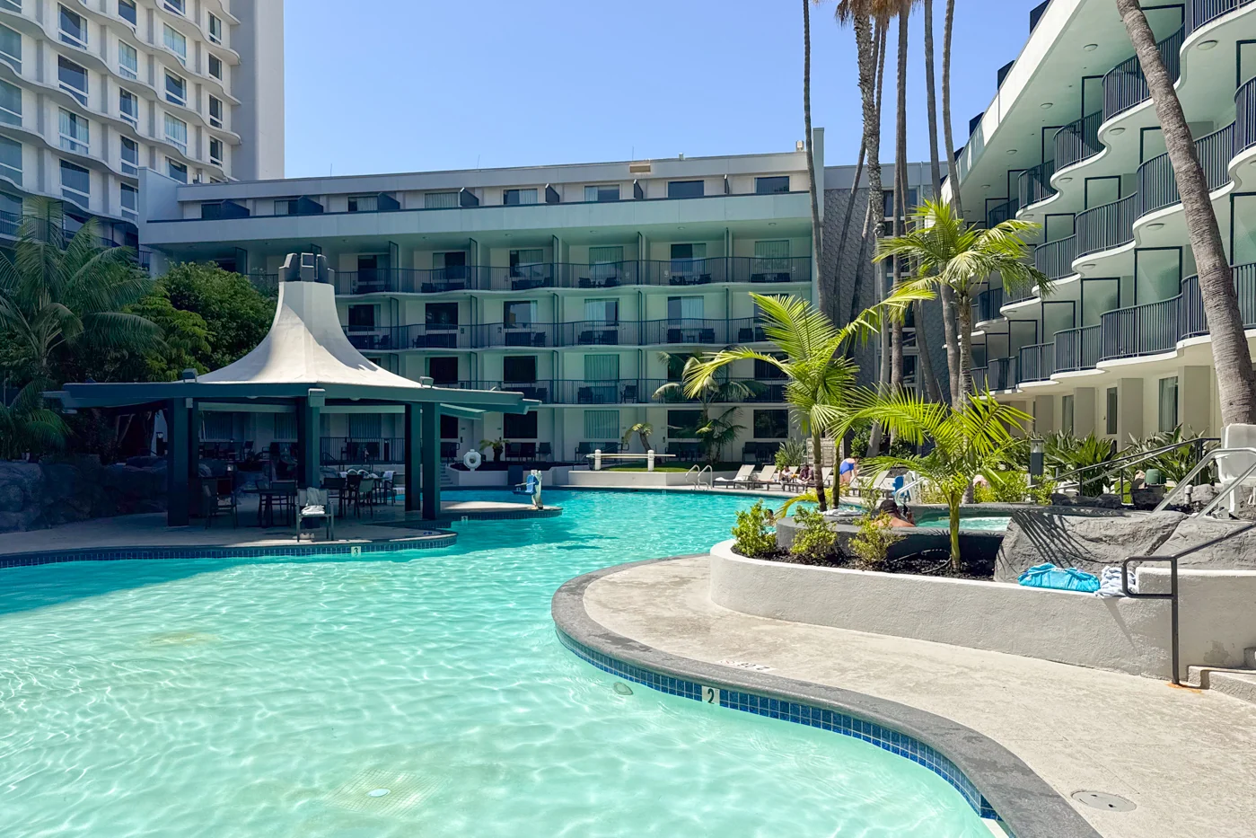 Piscine du Los Angeles Airport Marriott Piscine du Los Angeles Airport Marriott