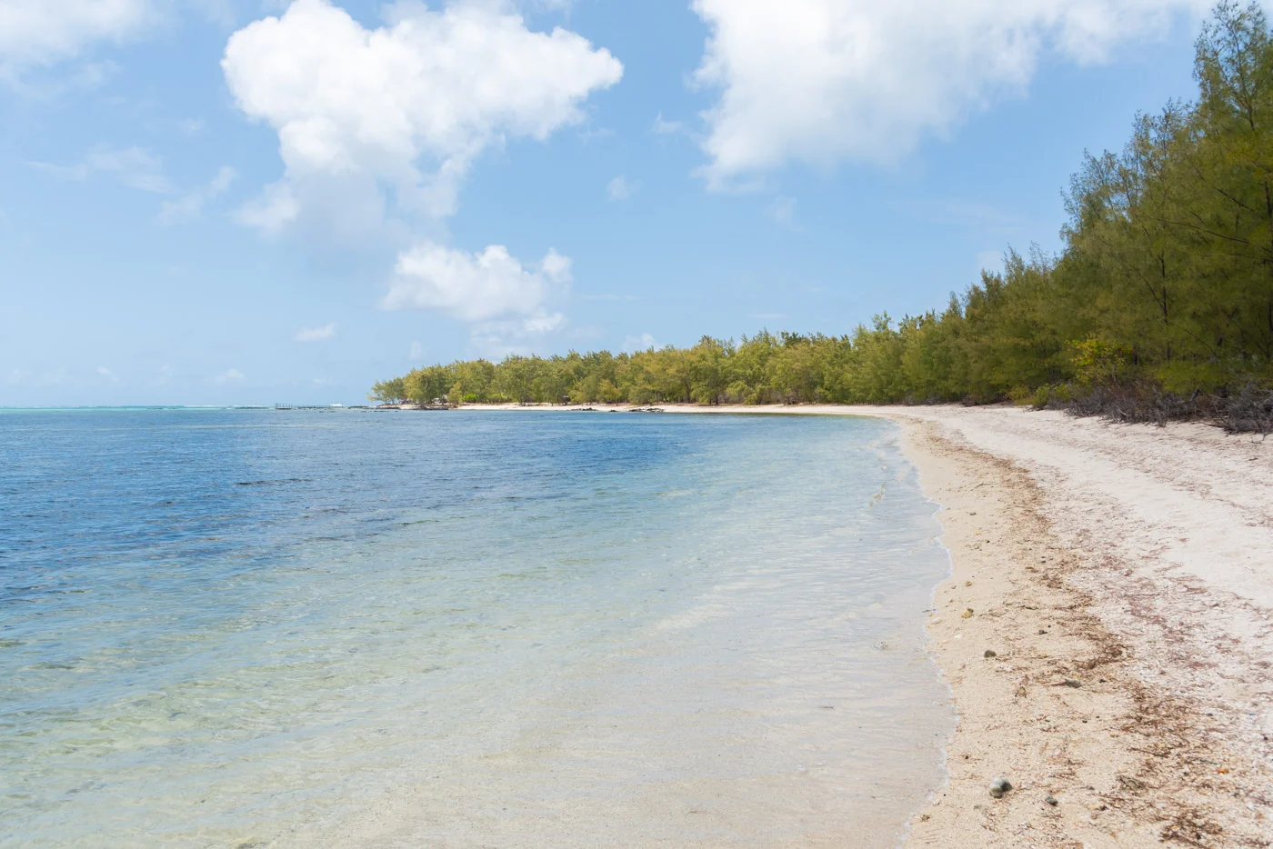 Île aux Cerfs sur la côte est de Maurice