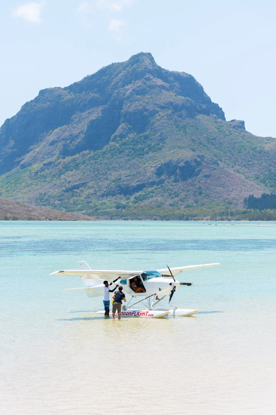 Plage au sud de l'île Maurice